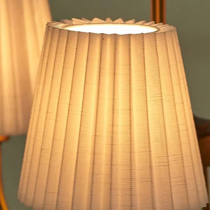 Zelo Pleated Armed Chandelier | Modern French Conical Multi Arm Hanging Fixture