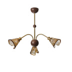 Beyona Amber Glass Chandelier 0