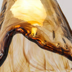 Beyona Amber Glass Chandelier 6