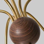 Beyona Amber Glass Chandelier 7