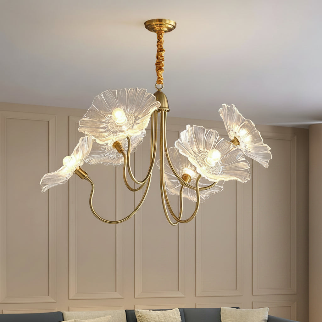 Calia Glass Chandelier 2
