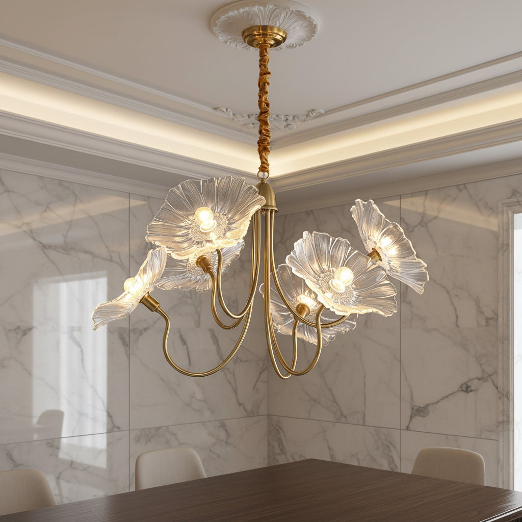 Calia Glass Chandelier 6