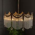 Elias Chandeliers Luxurious Glass Farmhouse 6
