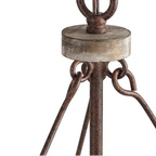 Mire Drum Open Cage Chandelier | Vintage French Cutouts Style Hanging Fixture