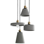 Nordic Cement LED Pendant Lights Fixtures American Creative Vintage Lamp Dinning Room Suspenion Luminaire Lighting Loft 0