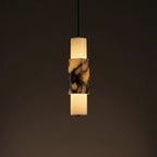 Premium Natural Marble Pendant Light Luxury Italian Style Hanging Lamp for Home Bedroom Living Room Decoration LED Chandelier 0
