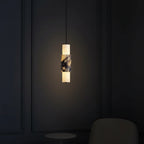 Premium Natural Marble Pendant Light Luxury Italian Style Hanging Lamp for Home Bedroom Living Room Decoration LED Chandelier 1