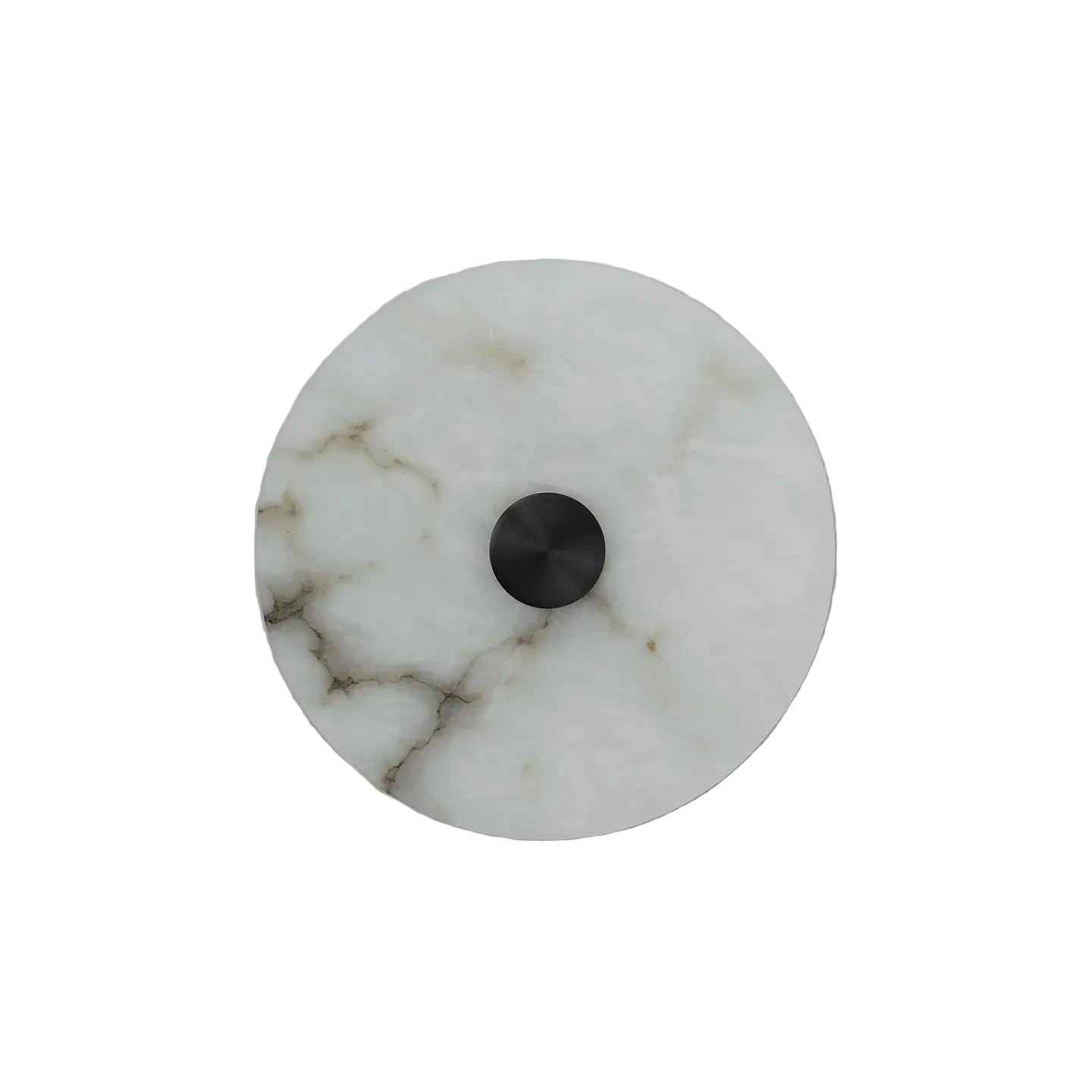 Spanish Marble Wall Lamp Minimalist Round Natural Stone Bedside Wall Light for Foyer Bedroom Home Decor 2