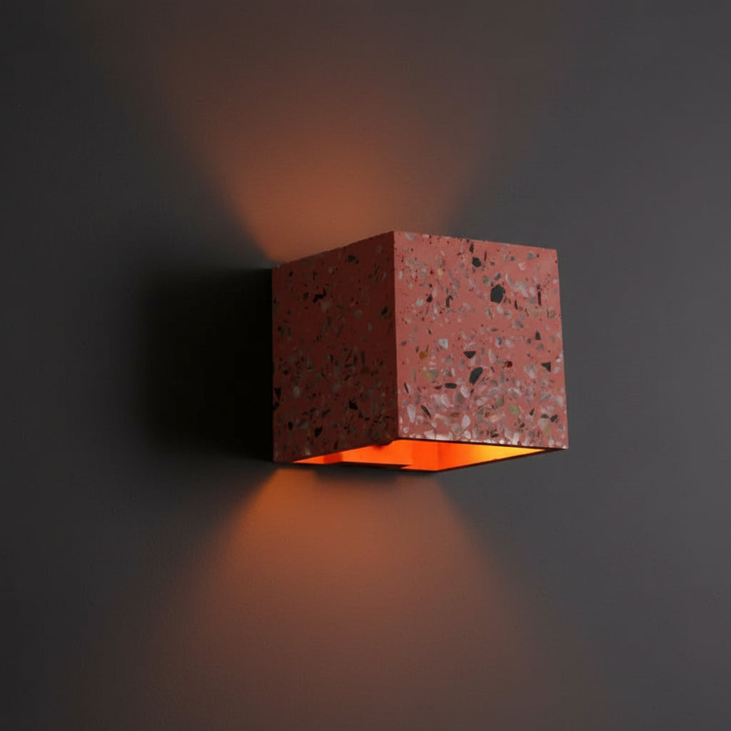 Elin Square Wall Light Black Celuxius