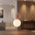 Soli Stacked Globe Pendant Light Black Celuxius