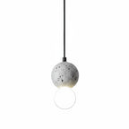 Soli Stacked Globe Pendant Light Black Celuxius