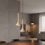 Yellow Travertine Wabi‑Sabi Pendant Light Japanese Nordic LED Droplight for Dining Room Bedroom Kitchen Island Restaurant 1