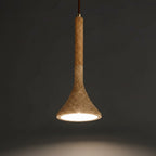 Yellow Travertine Wabi‑Sabi Pendant Light Japanese Nordic LED Droplight for Dining Room Bedroom Kitchen Island Restaurant 2